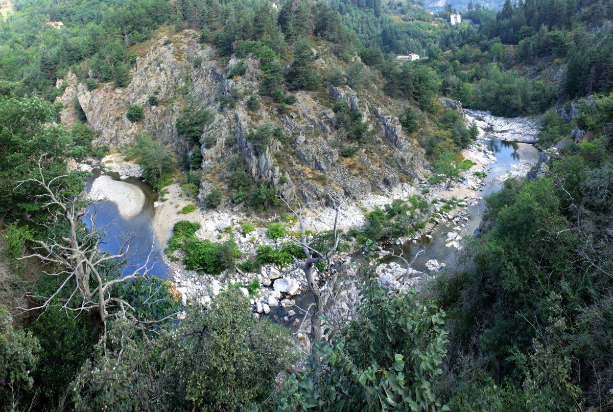 Méandre sauvage de l'Eyrieux - Wild meander of the river Eyrieux